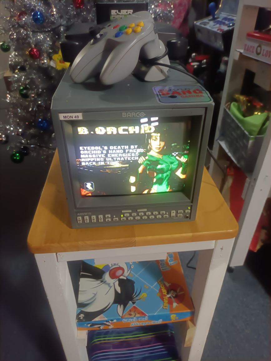 barconet advm10 crt monitor svideo - photo 3