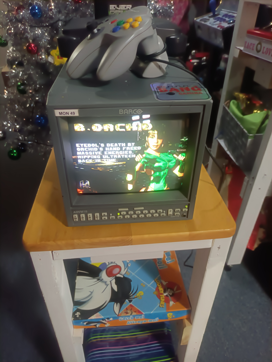 barconet advm10 crt monitor svideo - photo 4