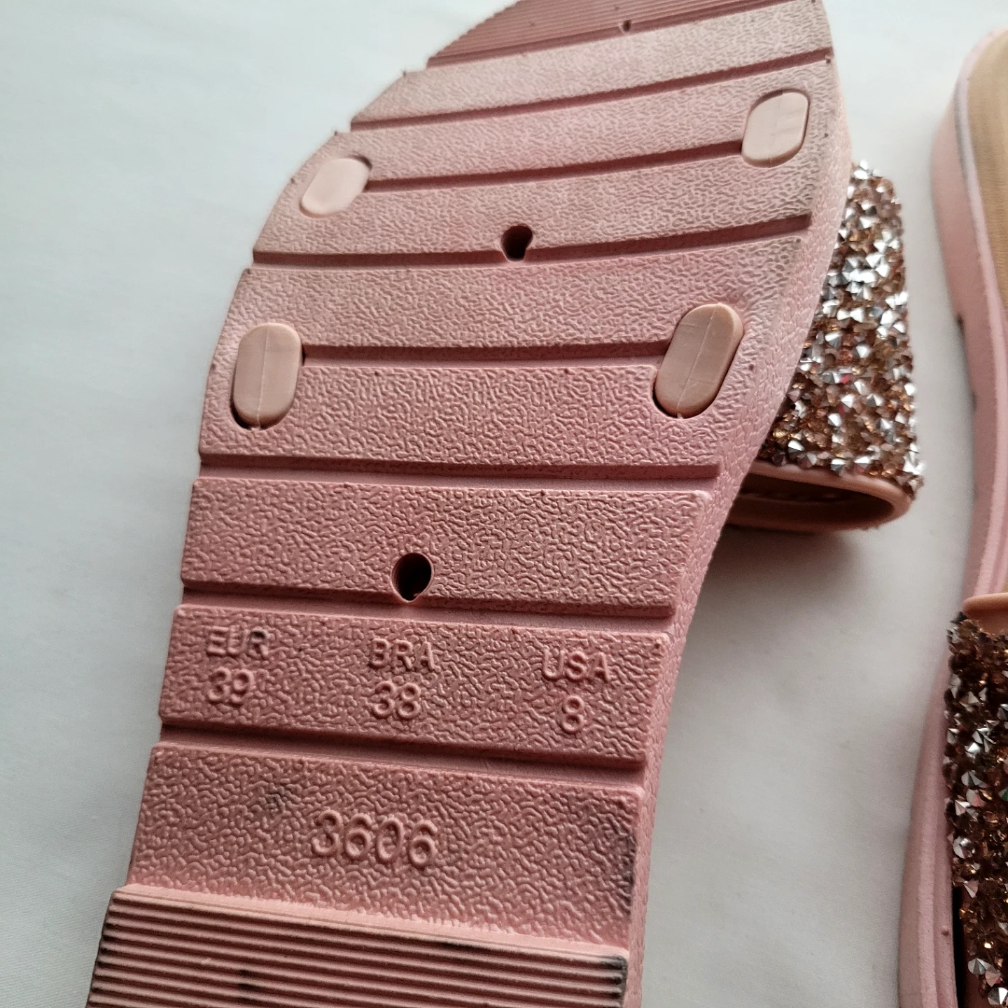 Ardene Embellished Slide Sandals - Size 8 - photo 3