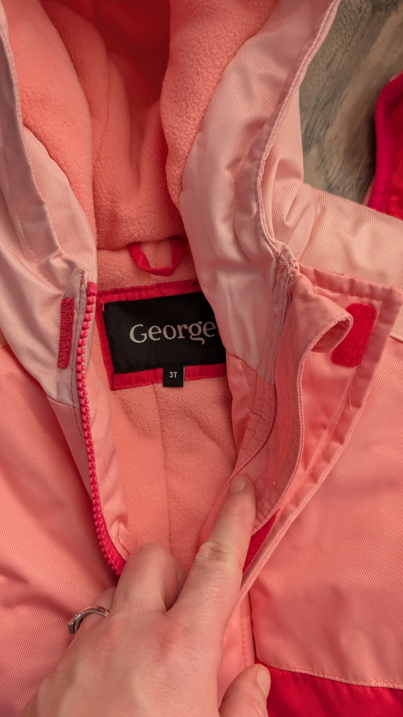 George 3T Snowsuit - Pink & Red - photo 2