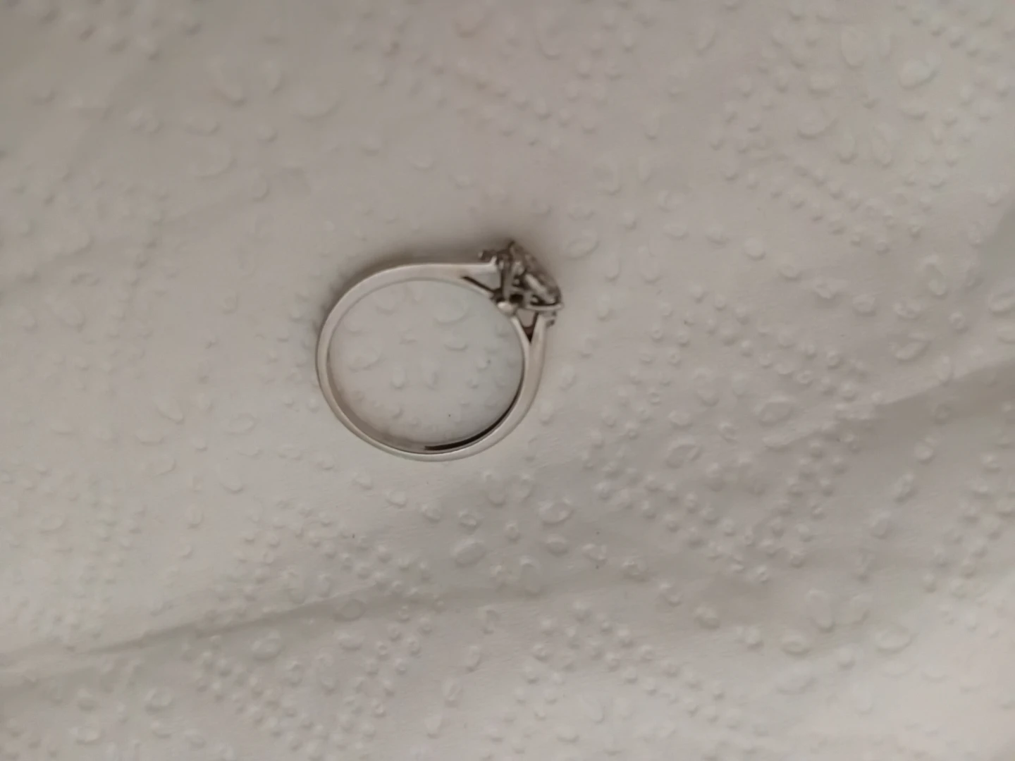 Silver Engagment Ring