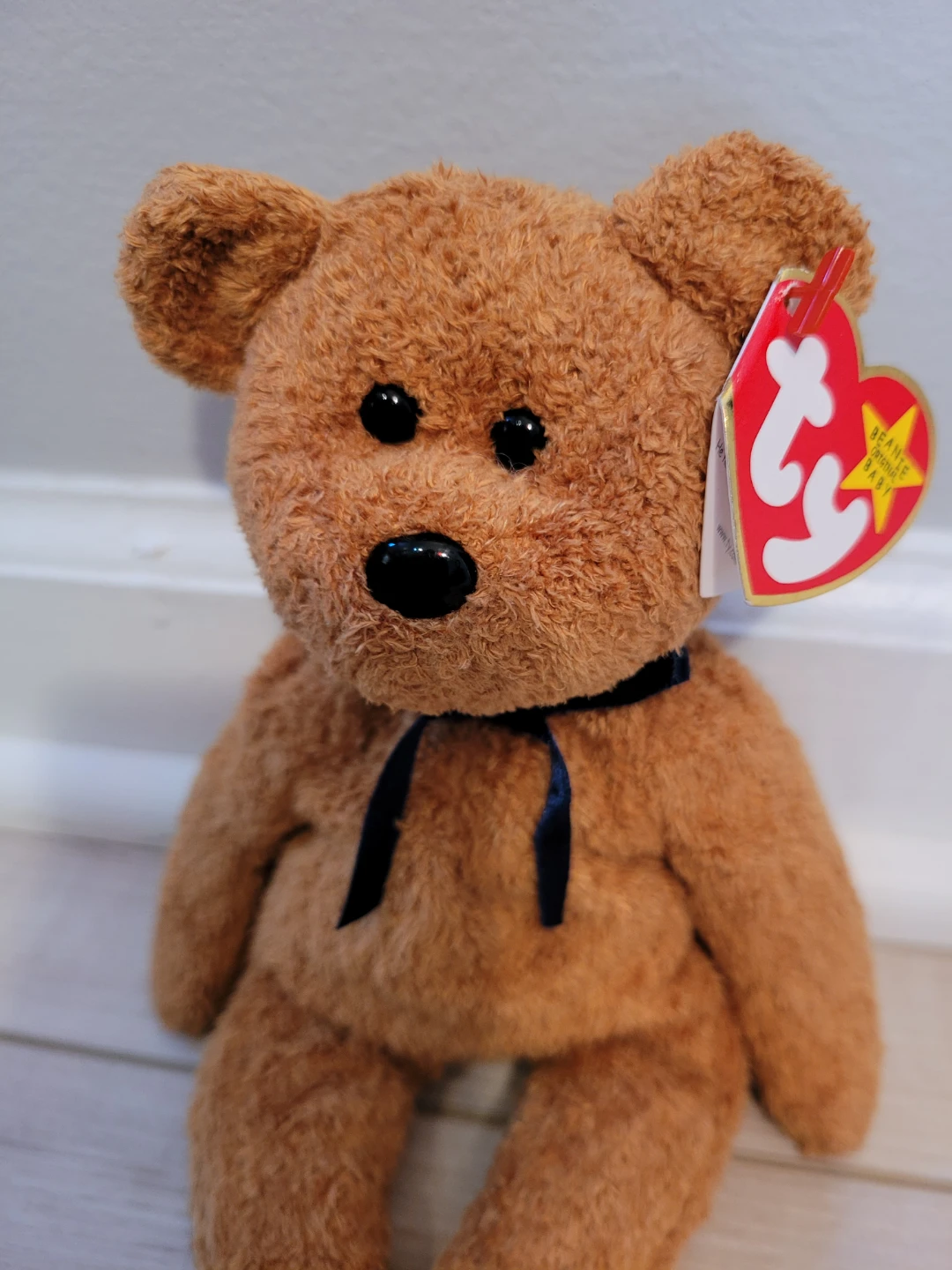 Ty Beanie Baby Fuzz Bear 8" - photo 2