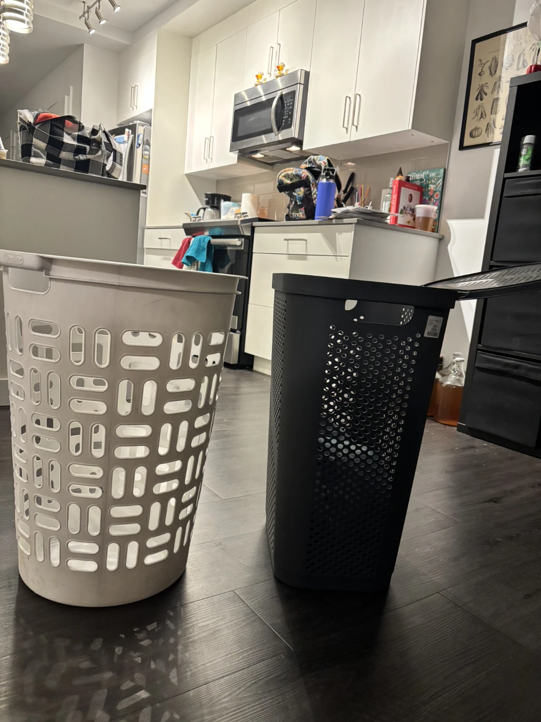 Laundry Baskets - White and Black