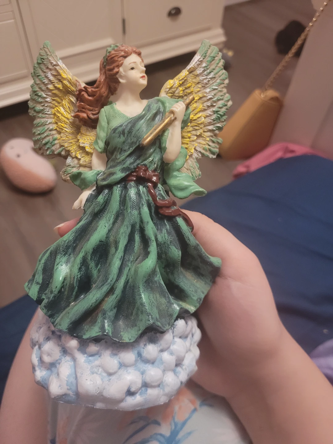 Angel Figurine Music Box