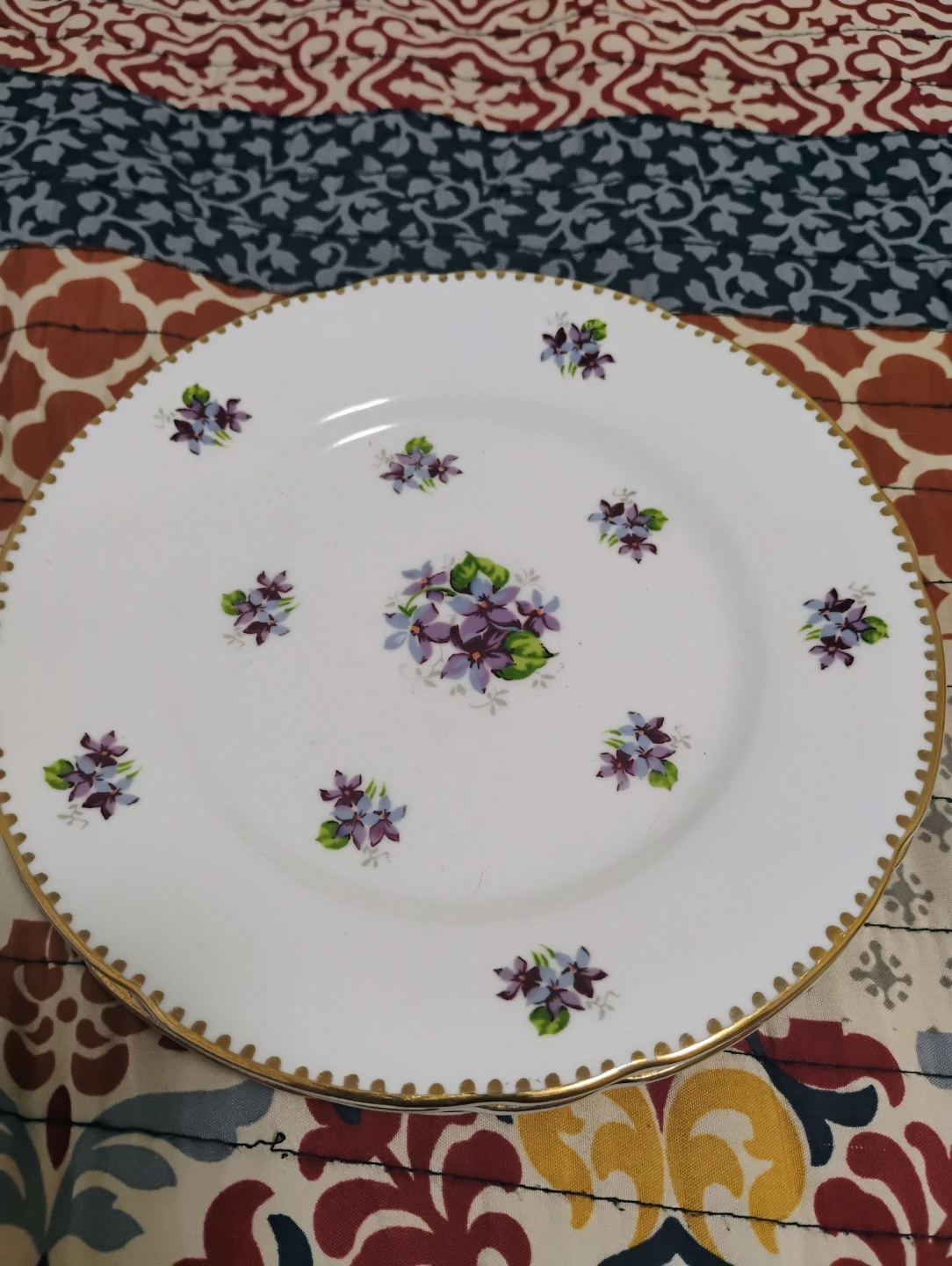Royal Stafford "Sweet Violets" Bone China Side Plates