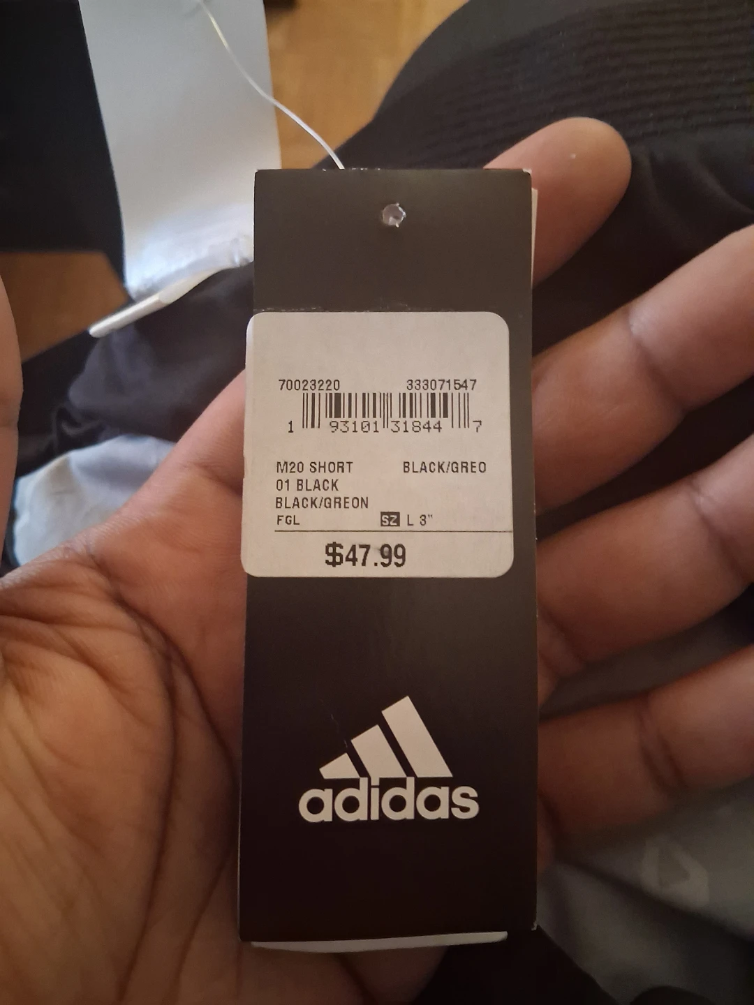 Adidas M20 Shorts Black/Grey Size L - photo 3