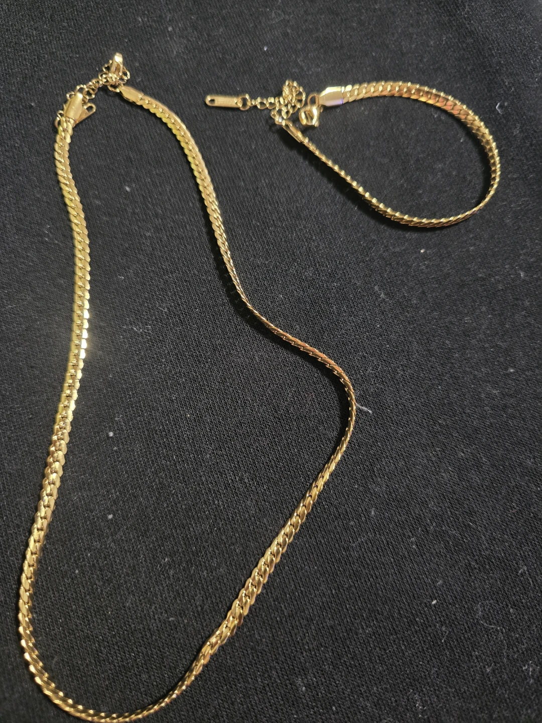 Gold Plated Necklace & Bracelet Set - photo 4