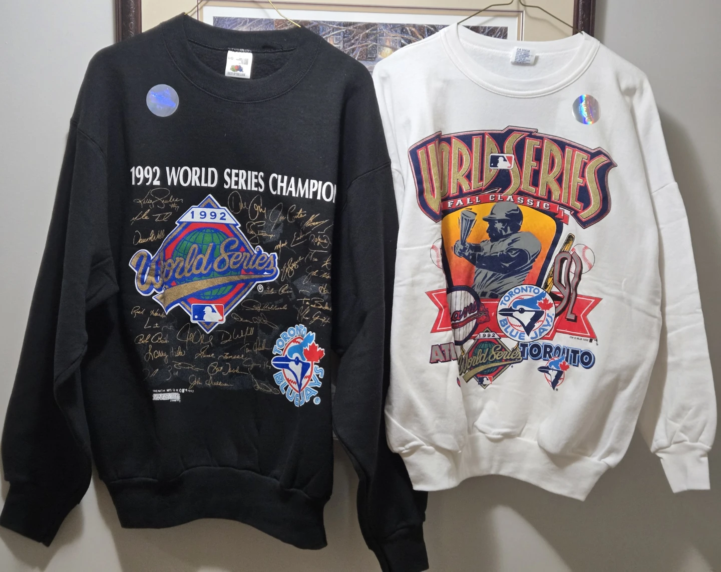 2 Toronto Blue Jays 1992 World Series Championship Sweatshirts