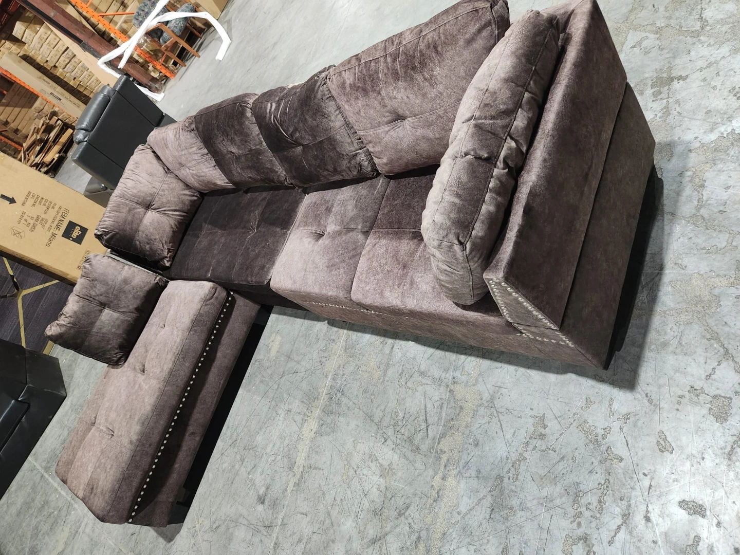 Brown Sectional Sofa