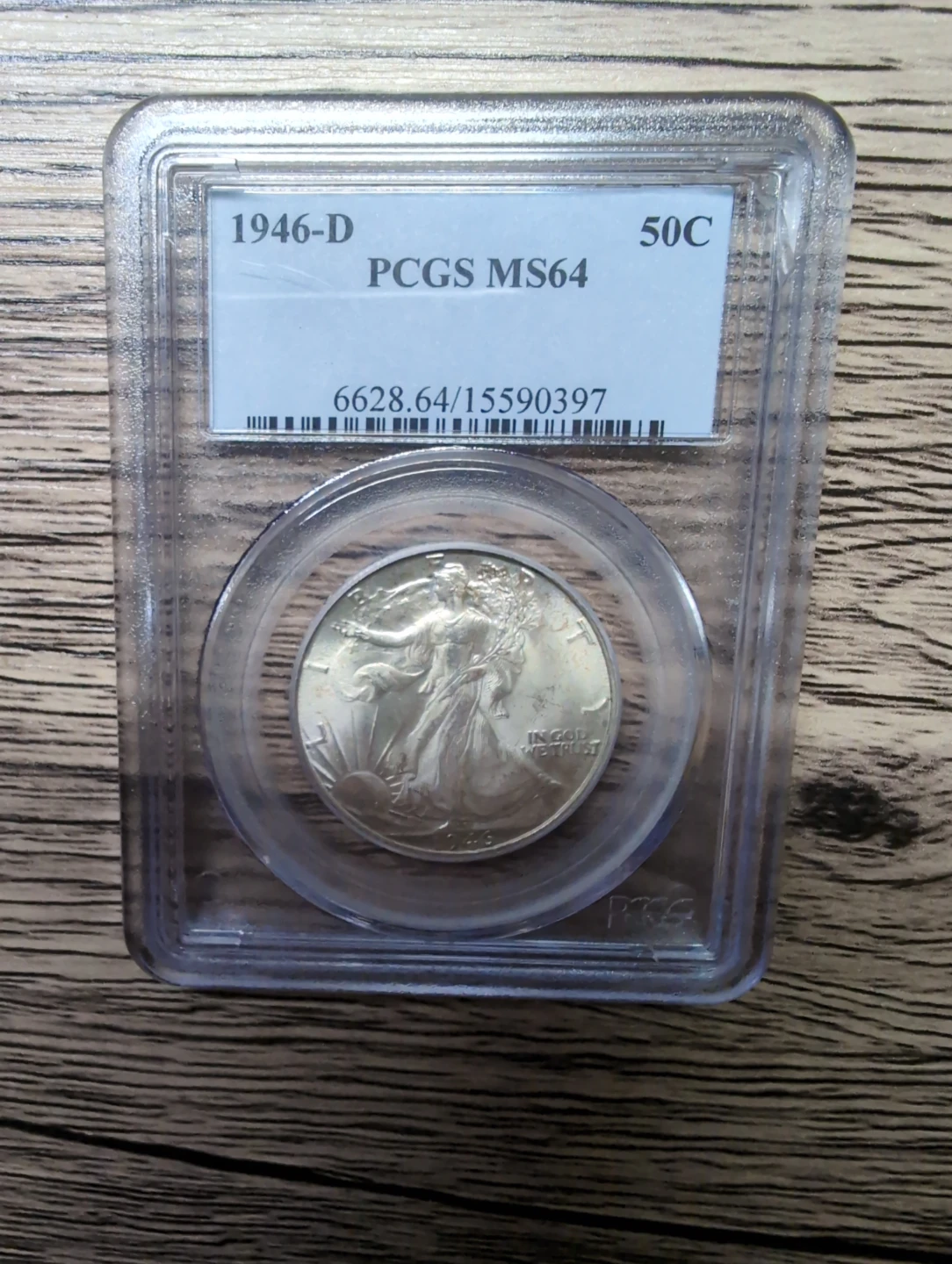 Walking Liberty Half Dollar PCGS MS64