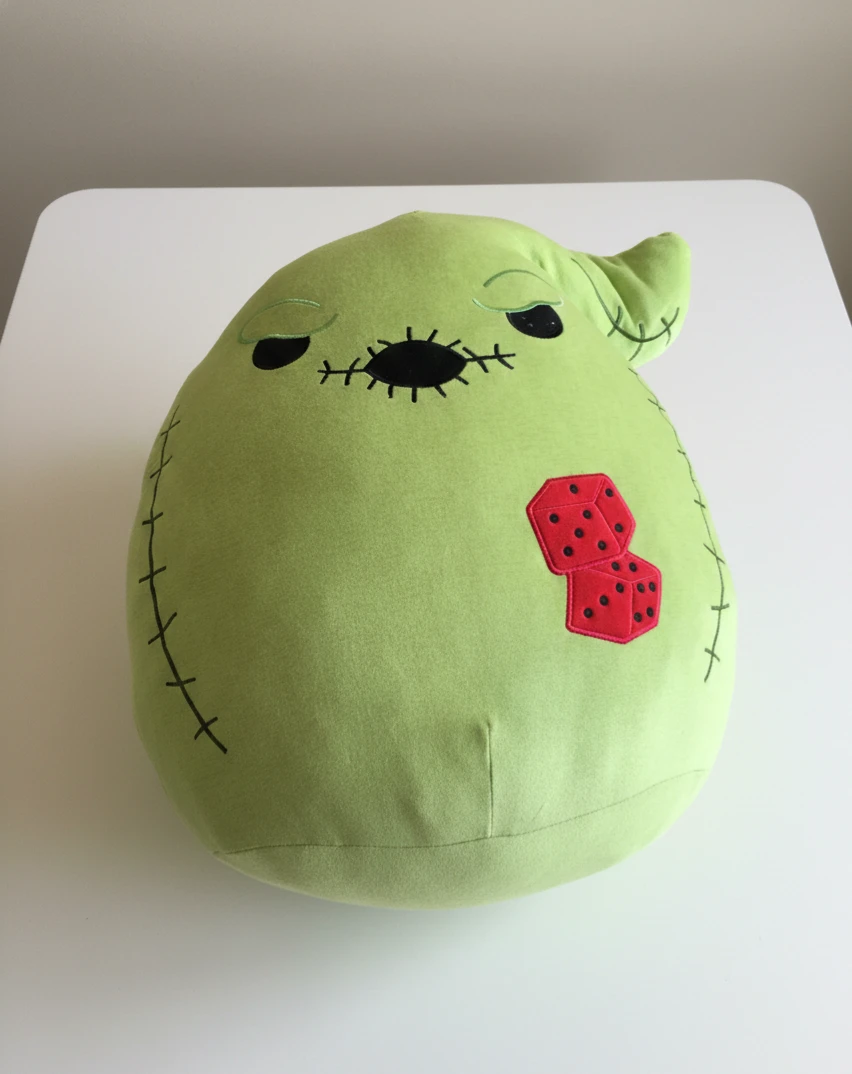 Green Oogie Boogie Plush Pillow