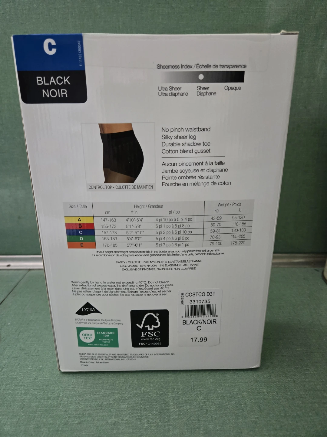 6 Pairs Black Silk Essentials - photo 2