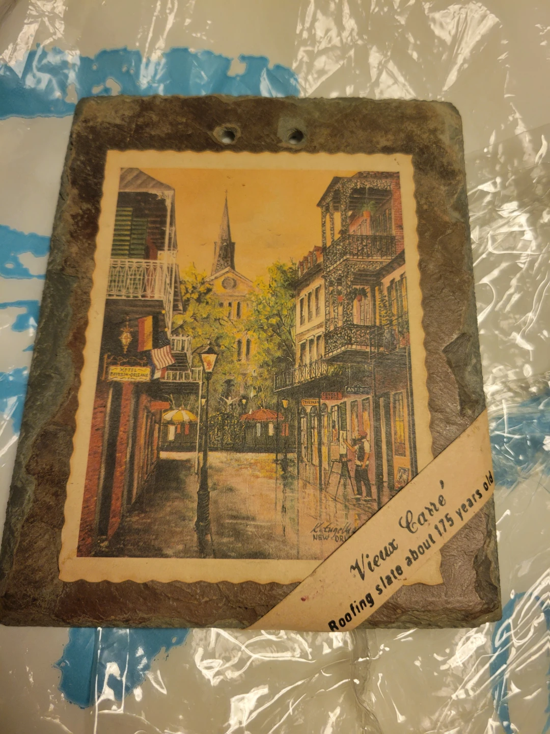 Vieux Carré Slate Roofing Tile Art