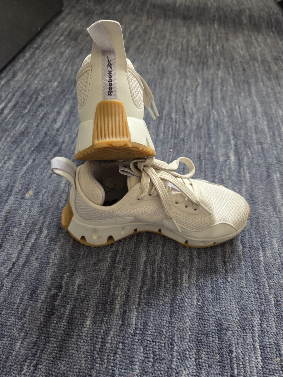 Reebok Zig Dynamica – Size 13 – White/Gum (Like New) - photo 3