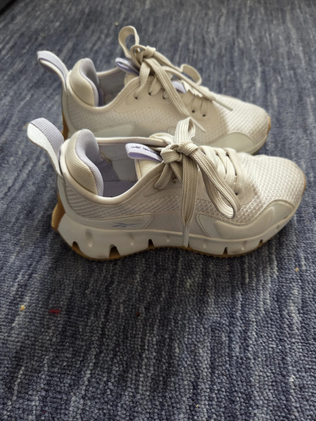 Reebok Zig Dynamica – Size 13 – White/Gum (Like New) - photo 5