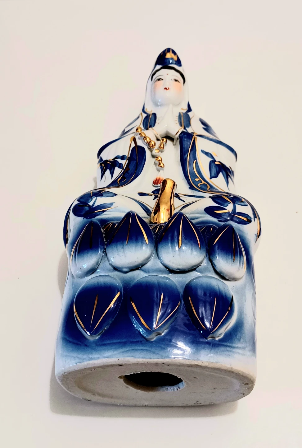 Rare Hand Painted Kwan Yin Statue - photo 5