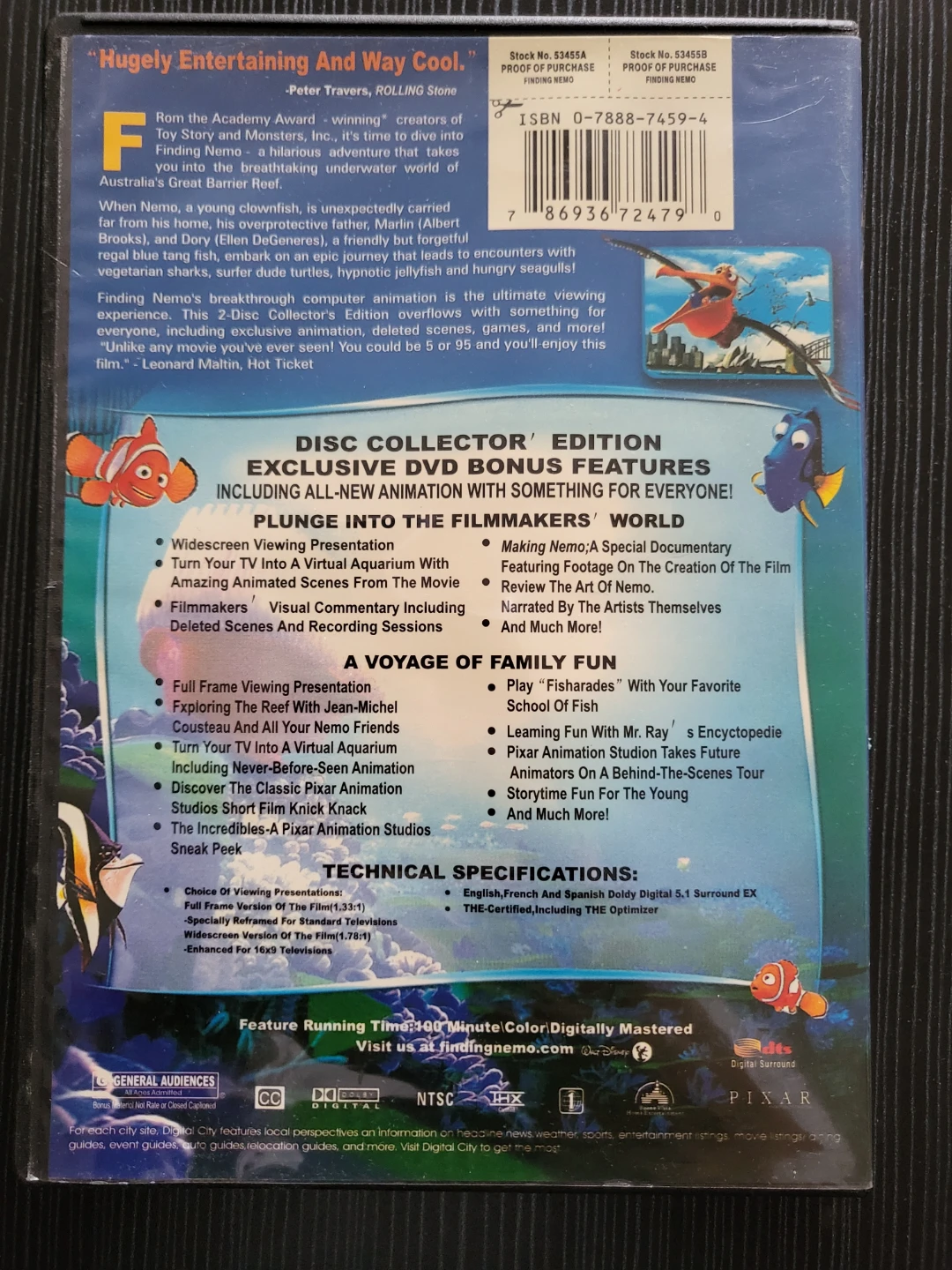 Finding Nemo Collector's Edition DVD - photo 2