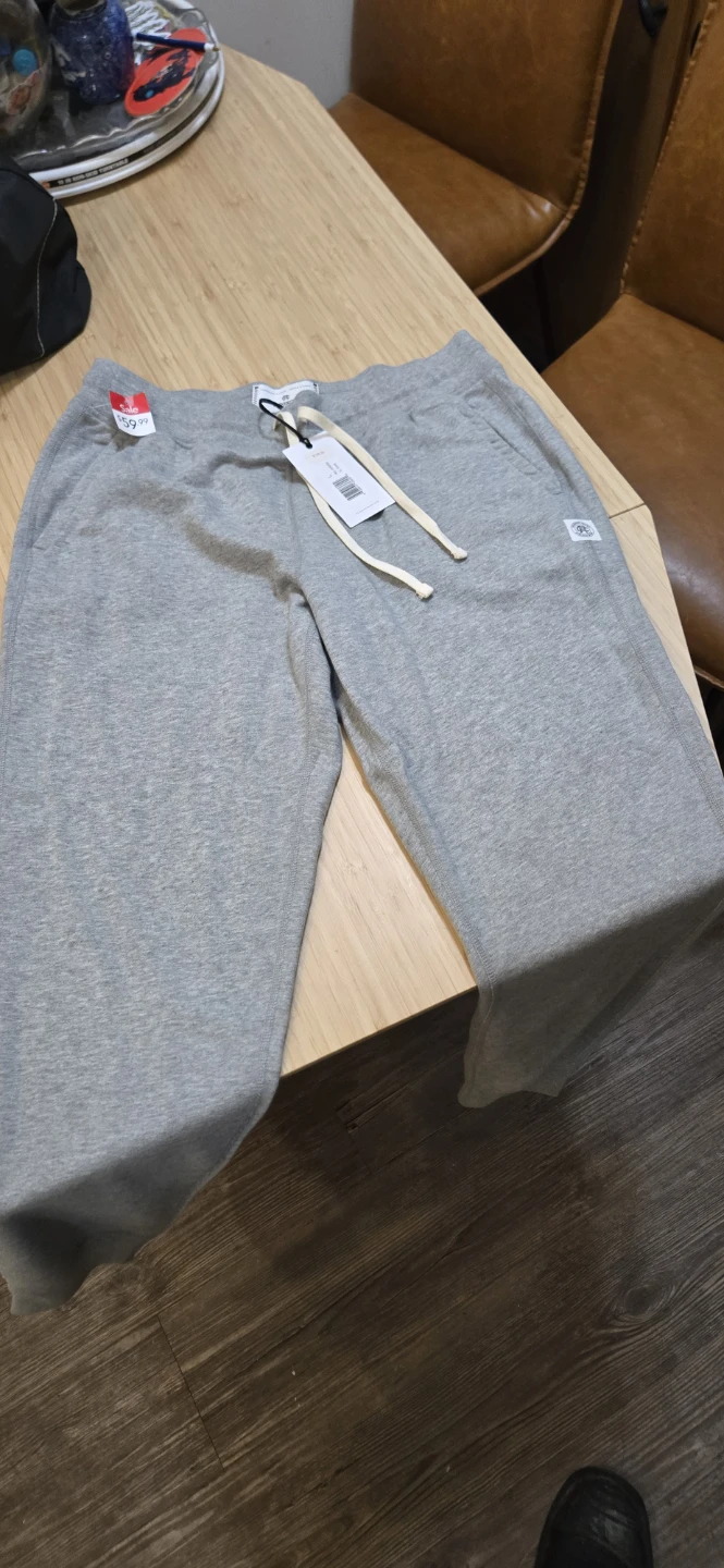 Reigning Champ Grey Sweatpants - Size L