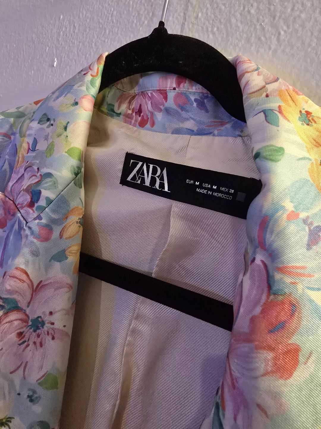 Zara Floral Blazer - Size M - photo 2
