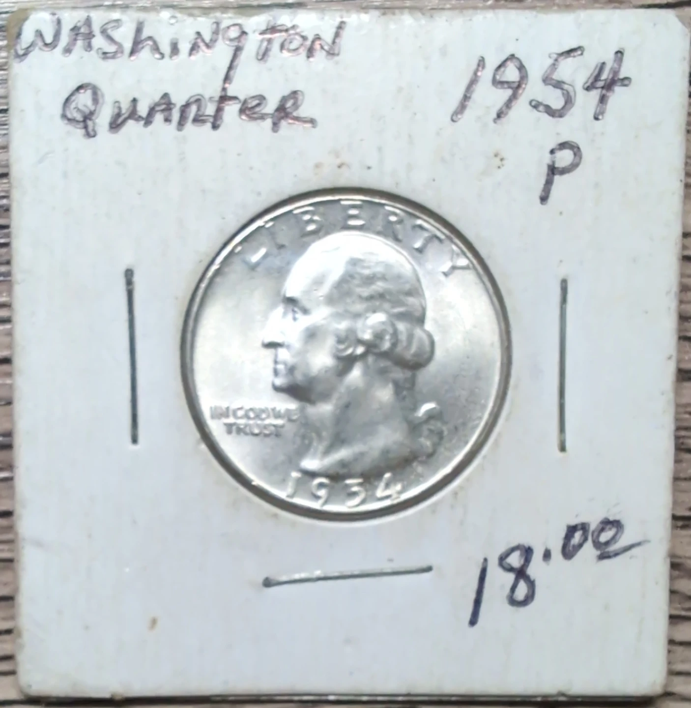 1954 Washington Quarter