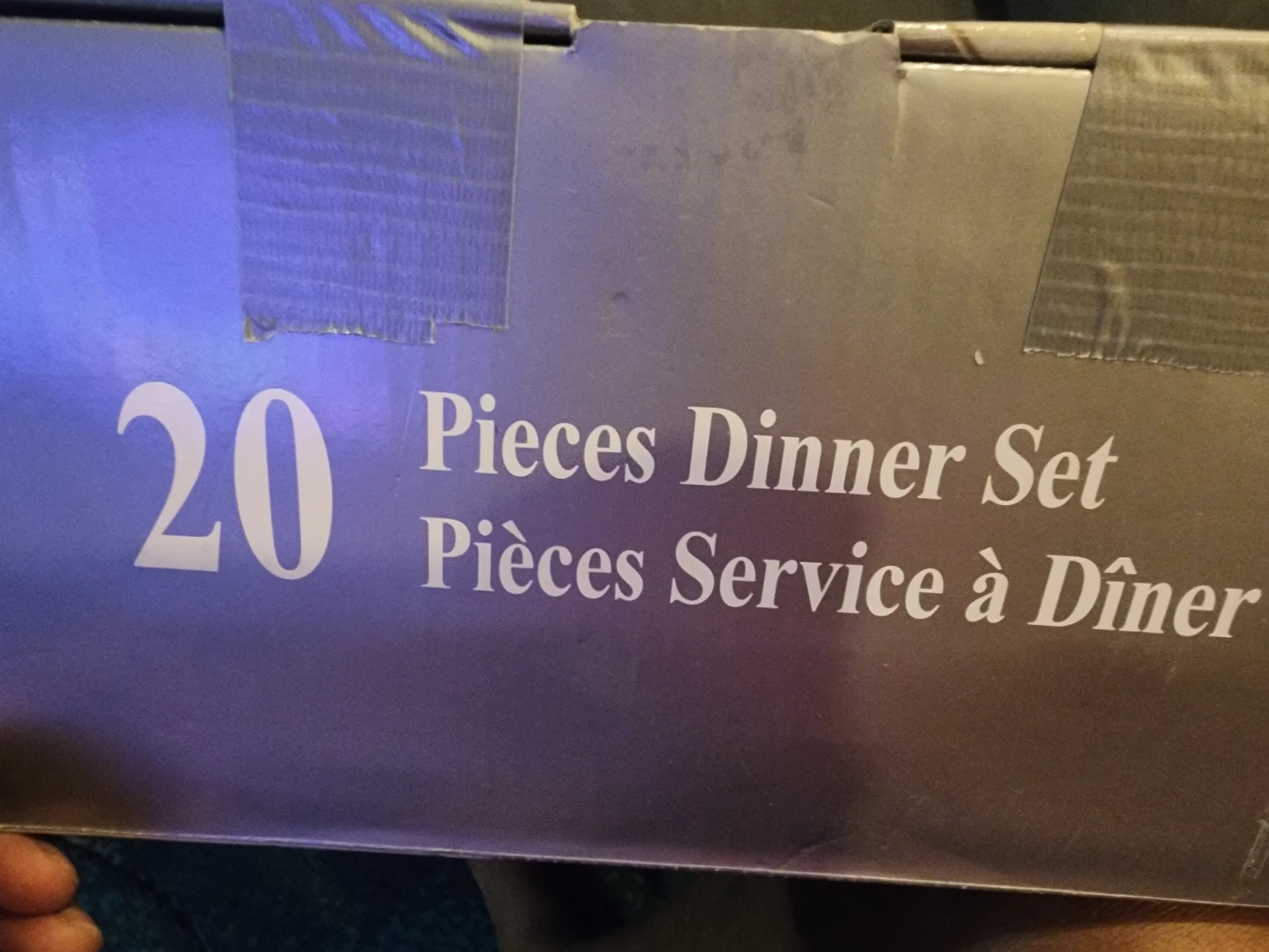20 Piece Dinner Set Snowflake Design - photo 3