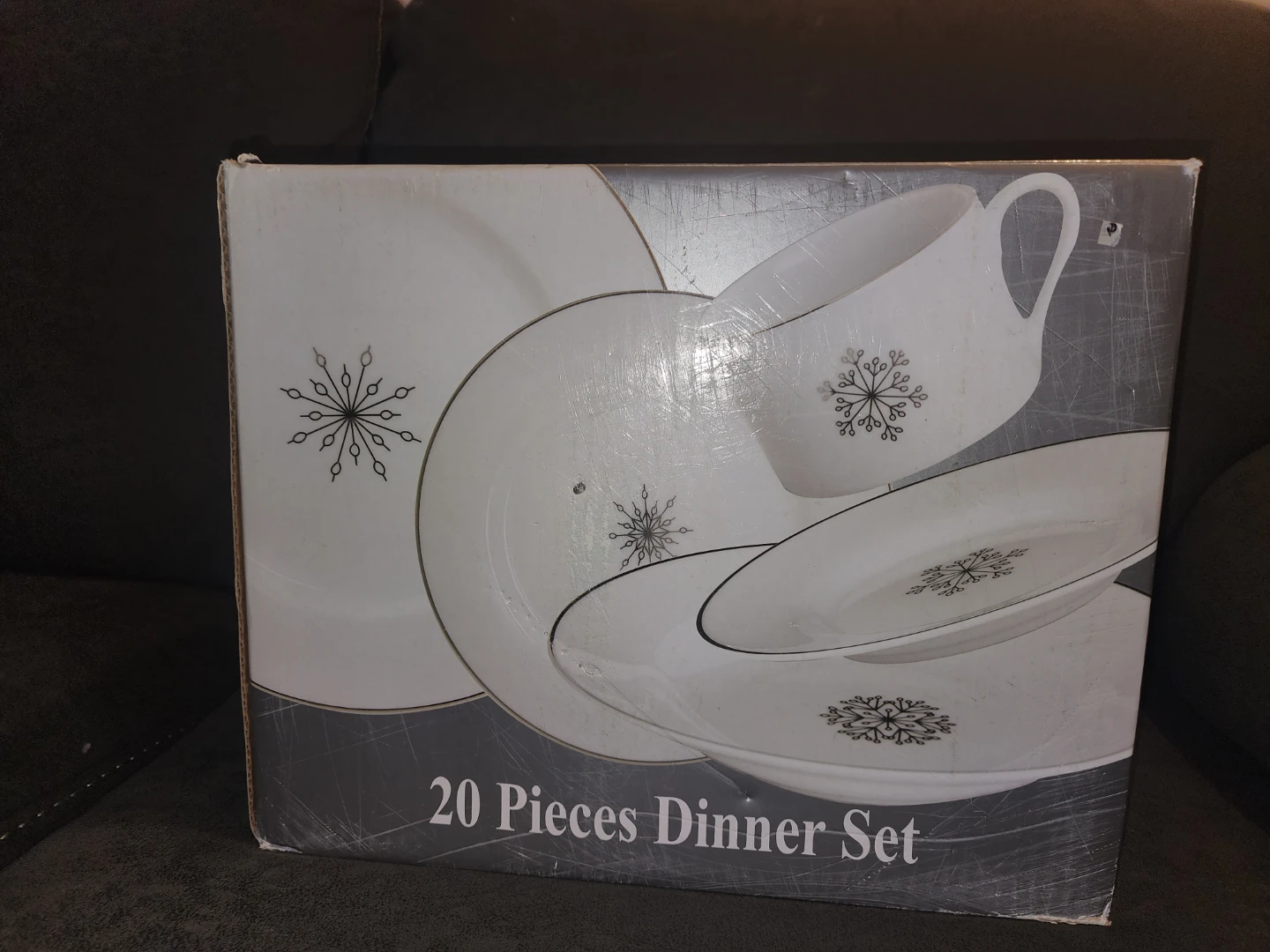 20 Piece Dinner Set Snowflake Design - photo 4