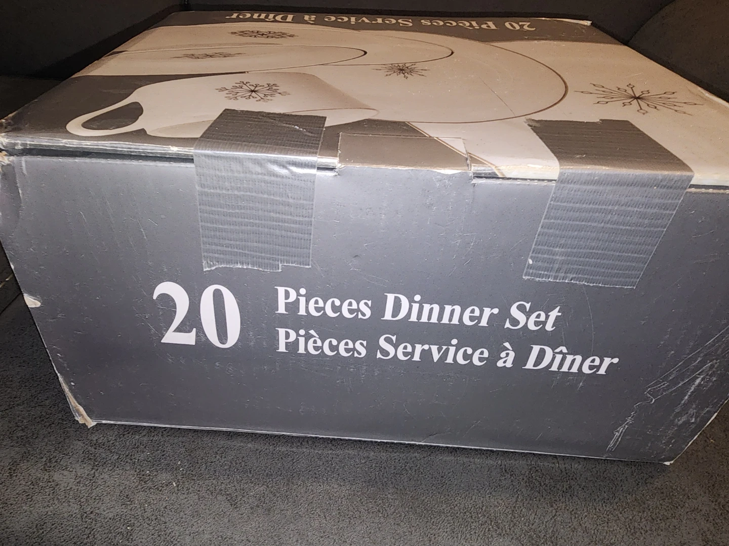 20 Piece Dinner Set Snowflake Design - photo 5