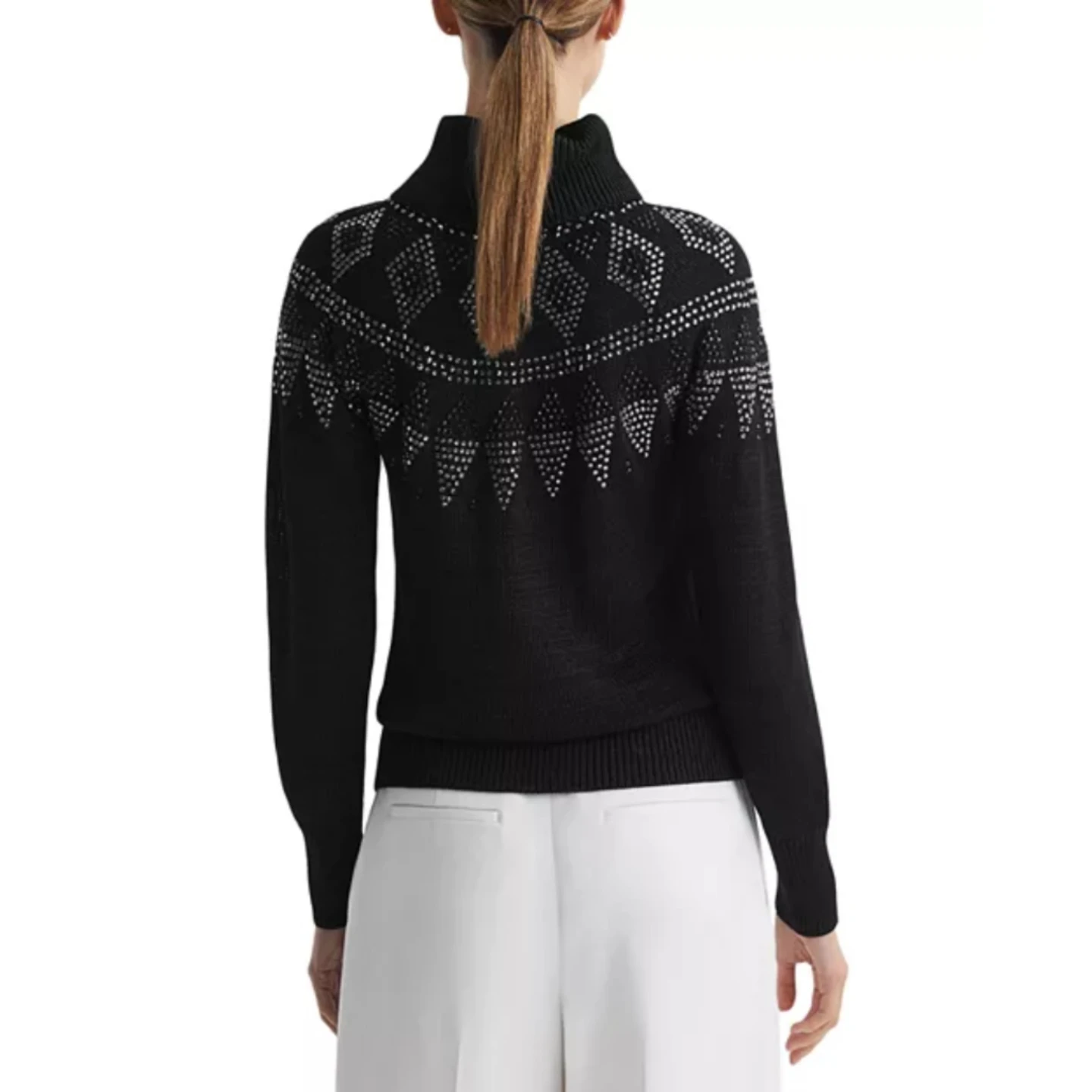 Reiss Embellished Turtleneck Sweater - photo 2