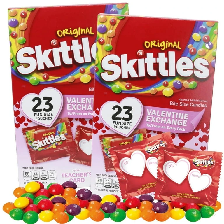 SKITTLES Valentine Exchange (teachers card)