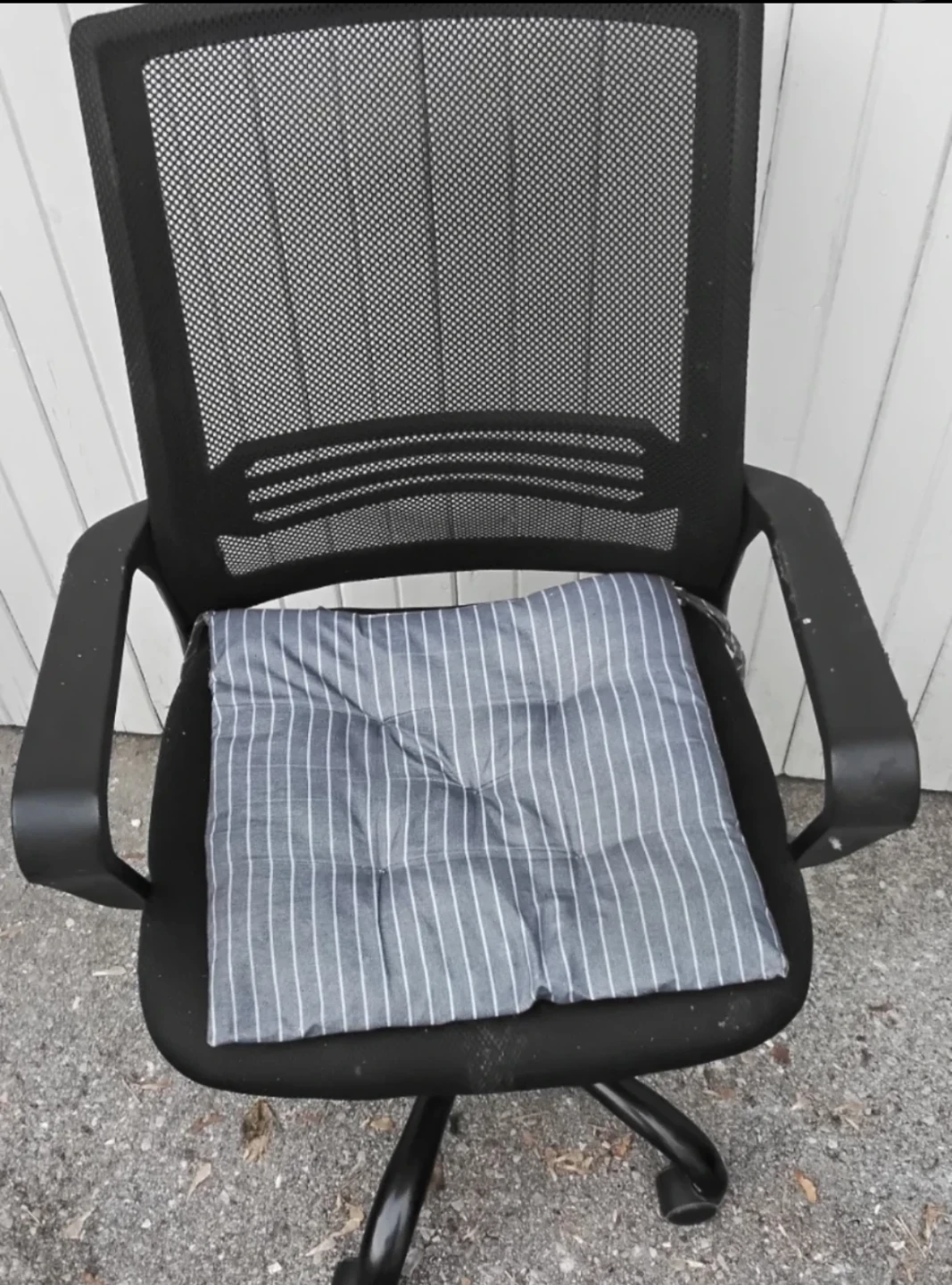 🐈‍⬛️🏴 Black Mesh Office Chair with Cushion 😃  GREAT PRICE 👍 - photo 3