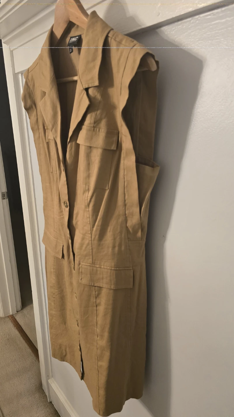 INC Sleeveless Tan Dress - photo 2