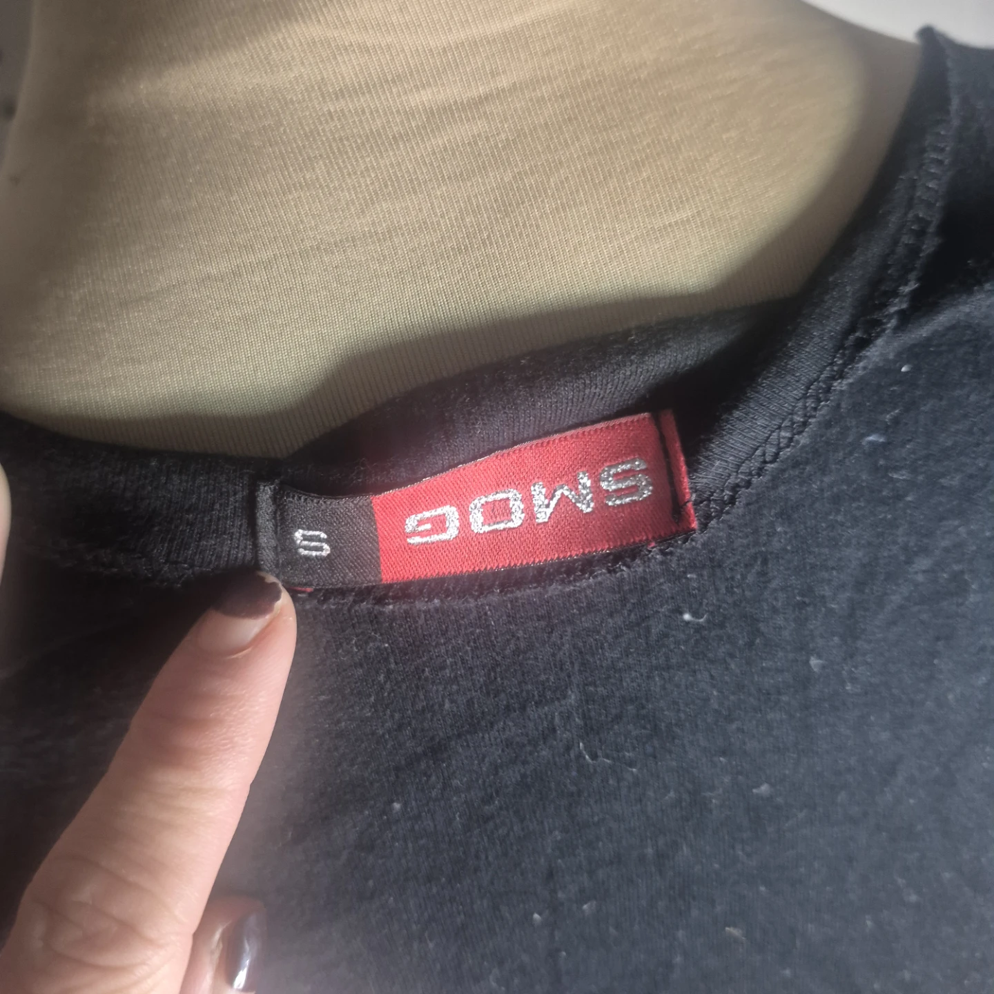 Smog Black Graphic Tank Top - Size S - photo 4