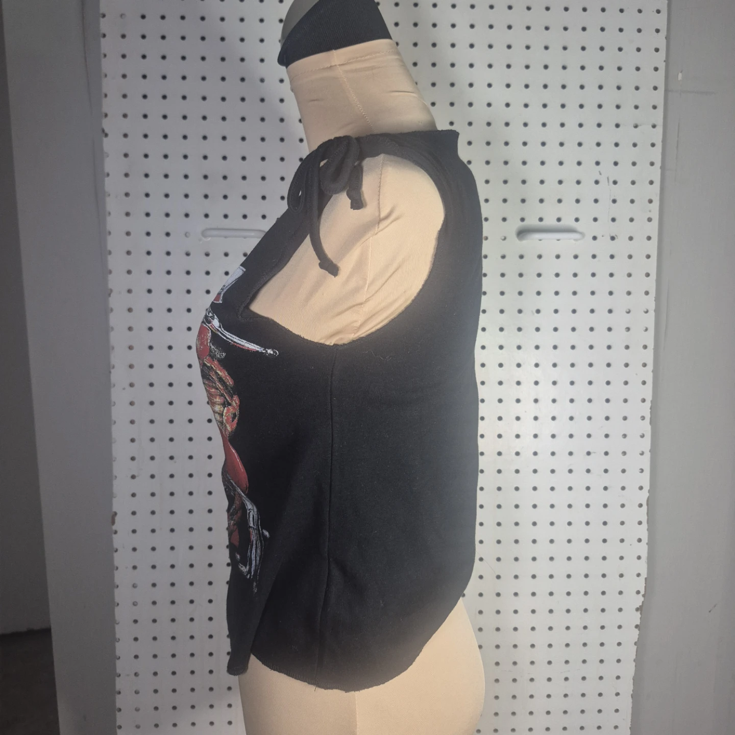 Smog Black Graphic Tank Top - Size S - photo 5