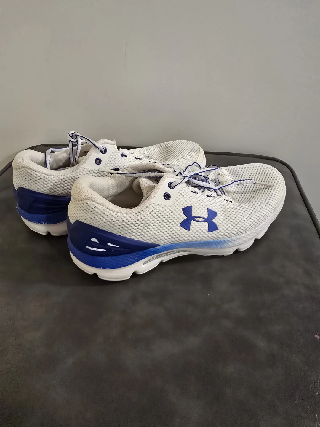Under Armour Charged Impulse 2 Running Shoes - White/Blue - photo 3