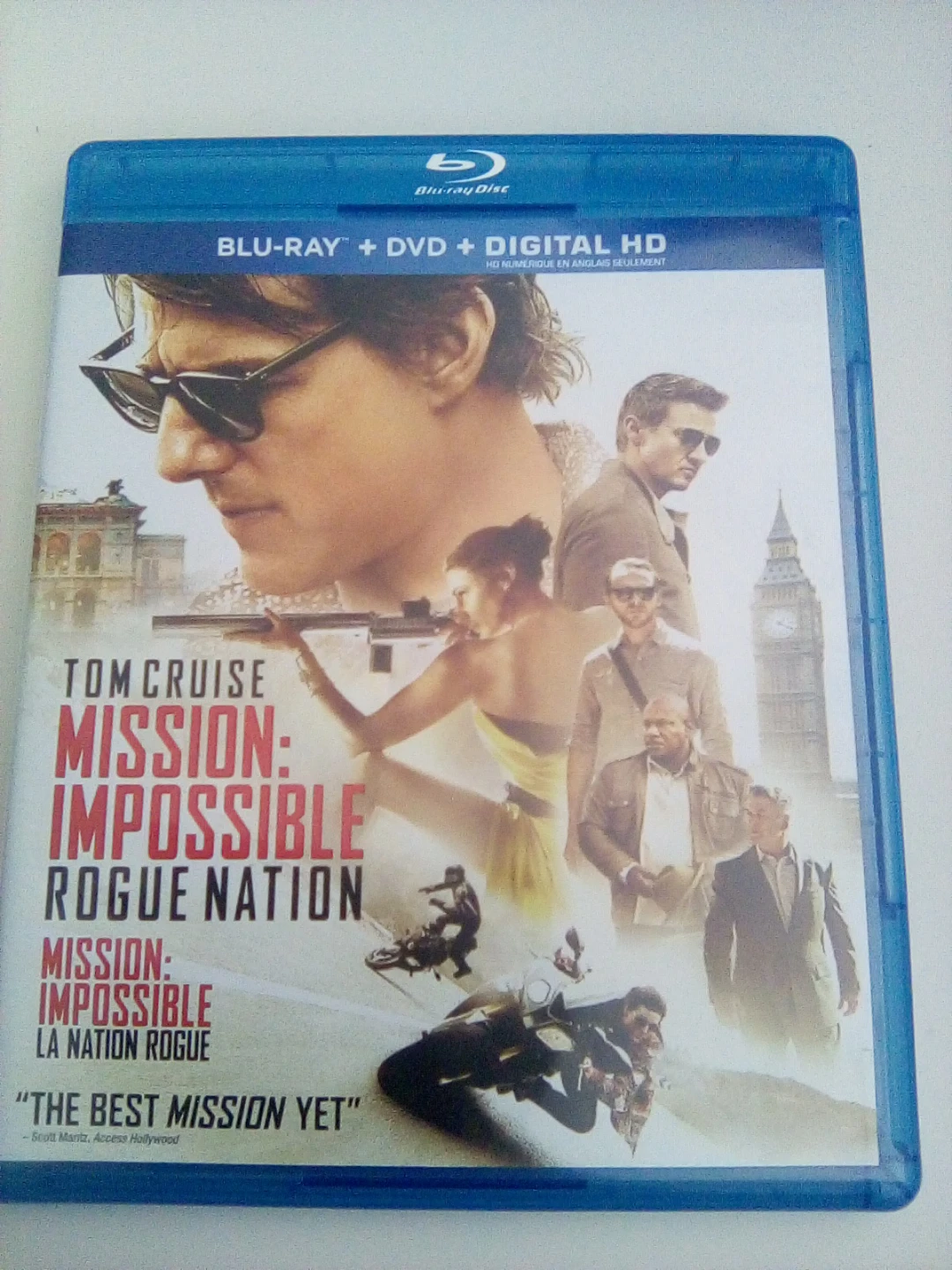 Mission: Impossible Rogue Nation Blu-ray + DVD
