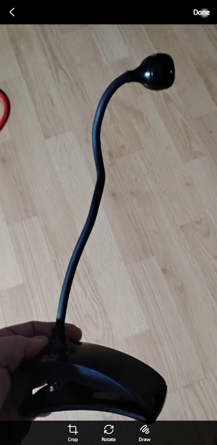Black Clip-On LED Reading Light