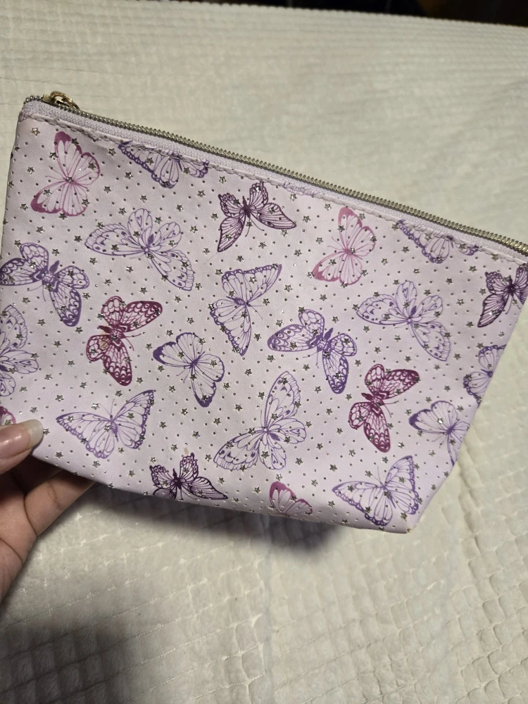 Lavender Butterfly Cosmetic Bag - photo 3