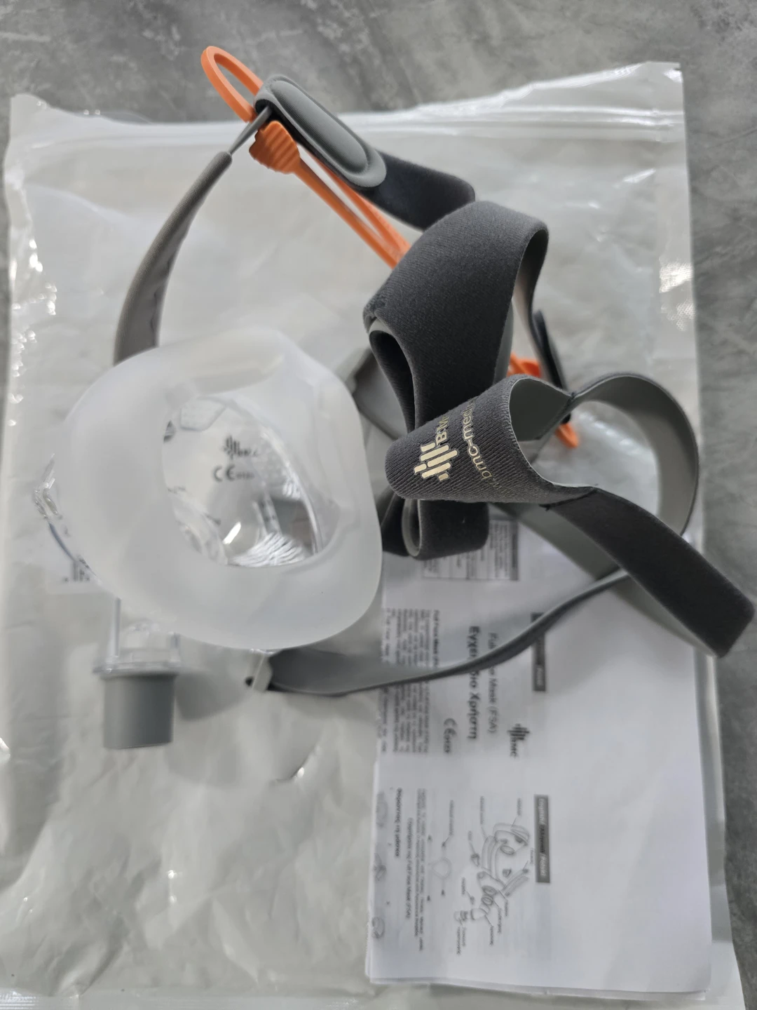 Medium- BMC F5A FULL FACE CPAP MASK WITH HEADGEAR - photo 4