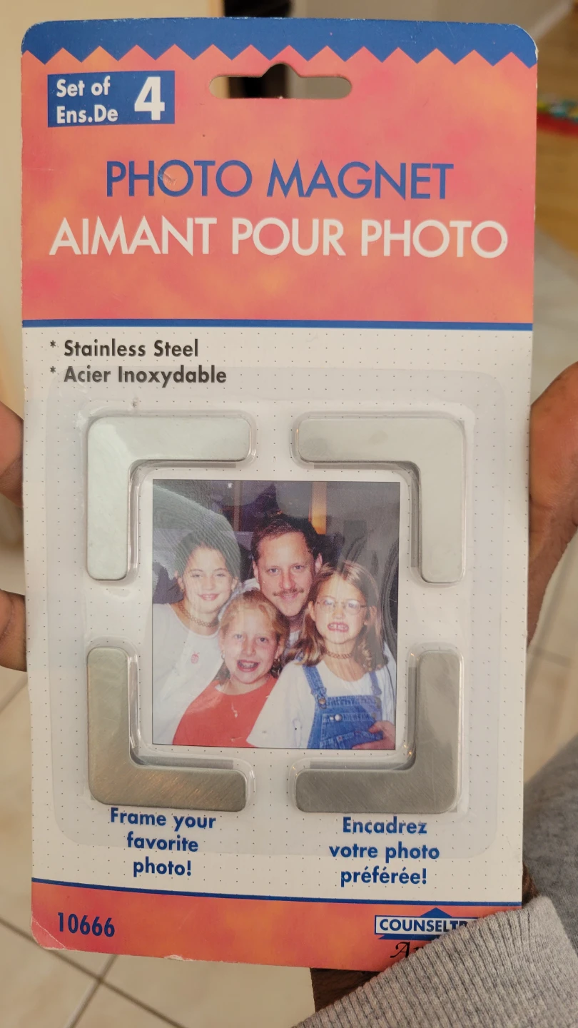 Counseltron Artisan Photo Frame Magnets (Set of 4)
