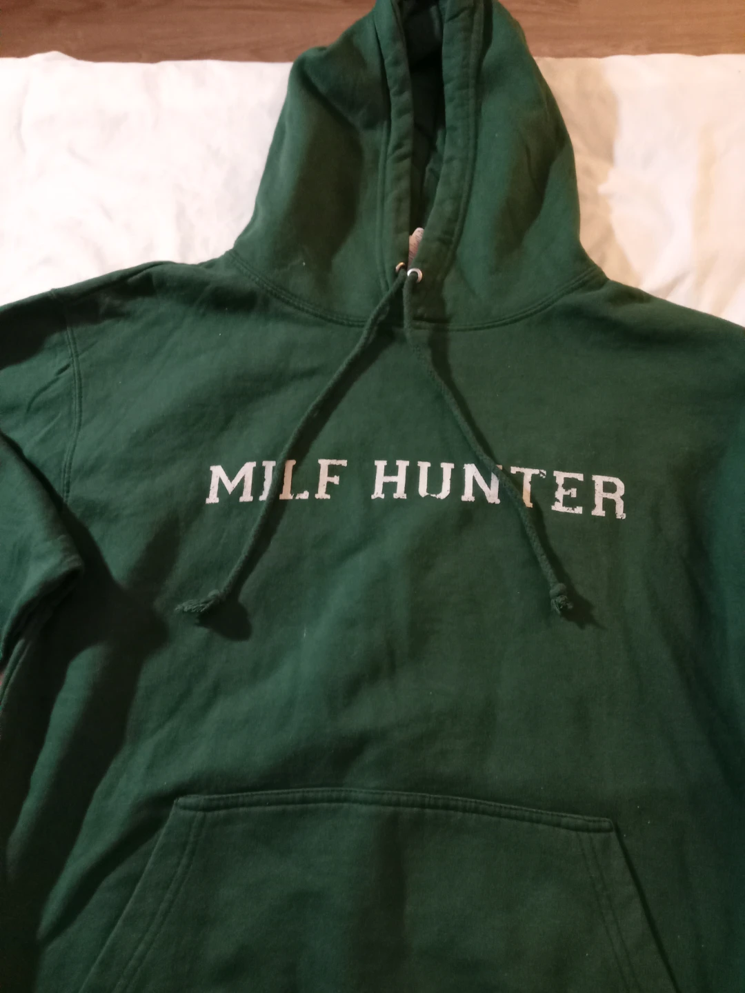 Just Hoods MILF HUNTR Hoodie - Green, Size M - photo 4
