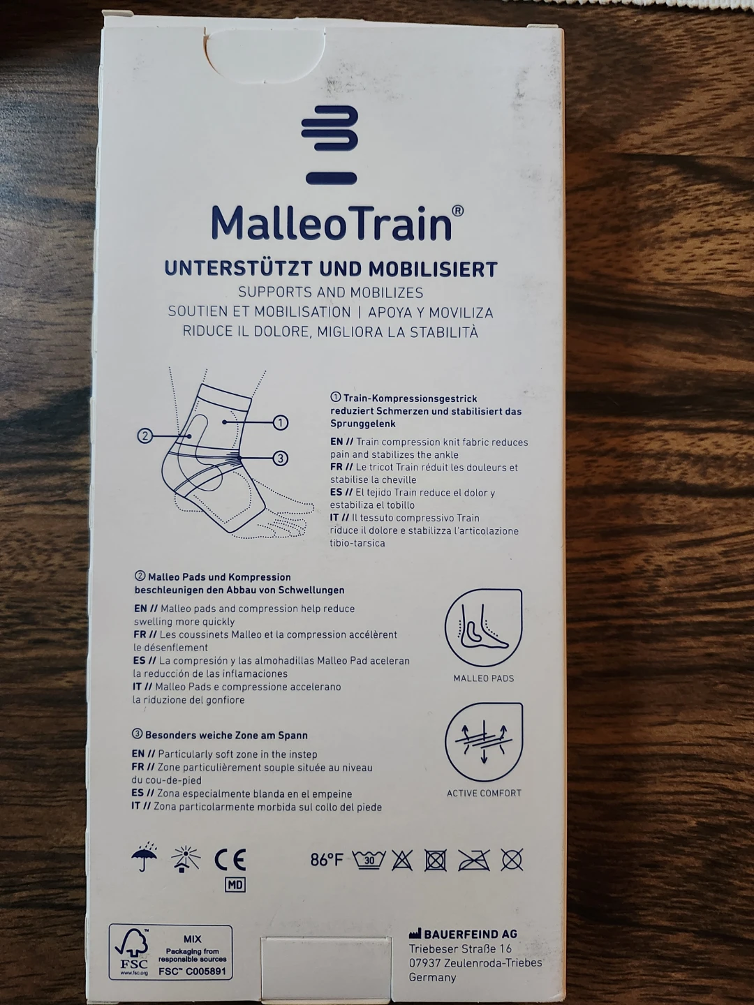 Brand New Ankle Brace - Bauerfeind MalleoTrain - photo 2