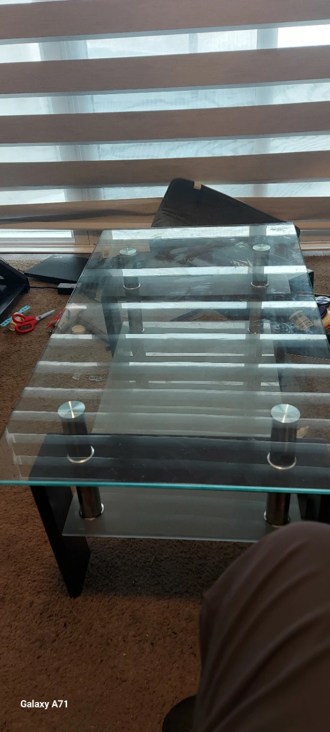 Glass Top Coffee Table - photo 3