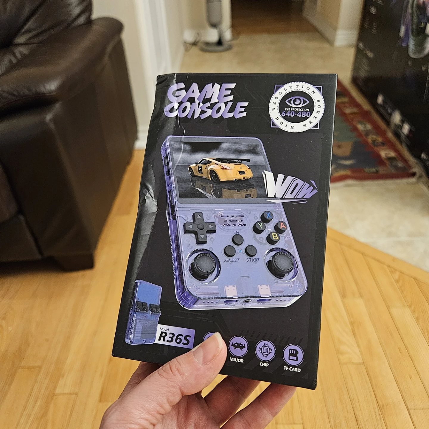 BRAND NEW R36S Atomic Purple 💜 Retro Consol With Display - photo 3