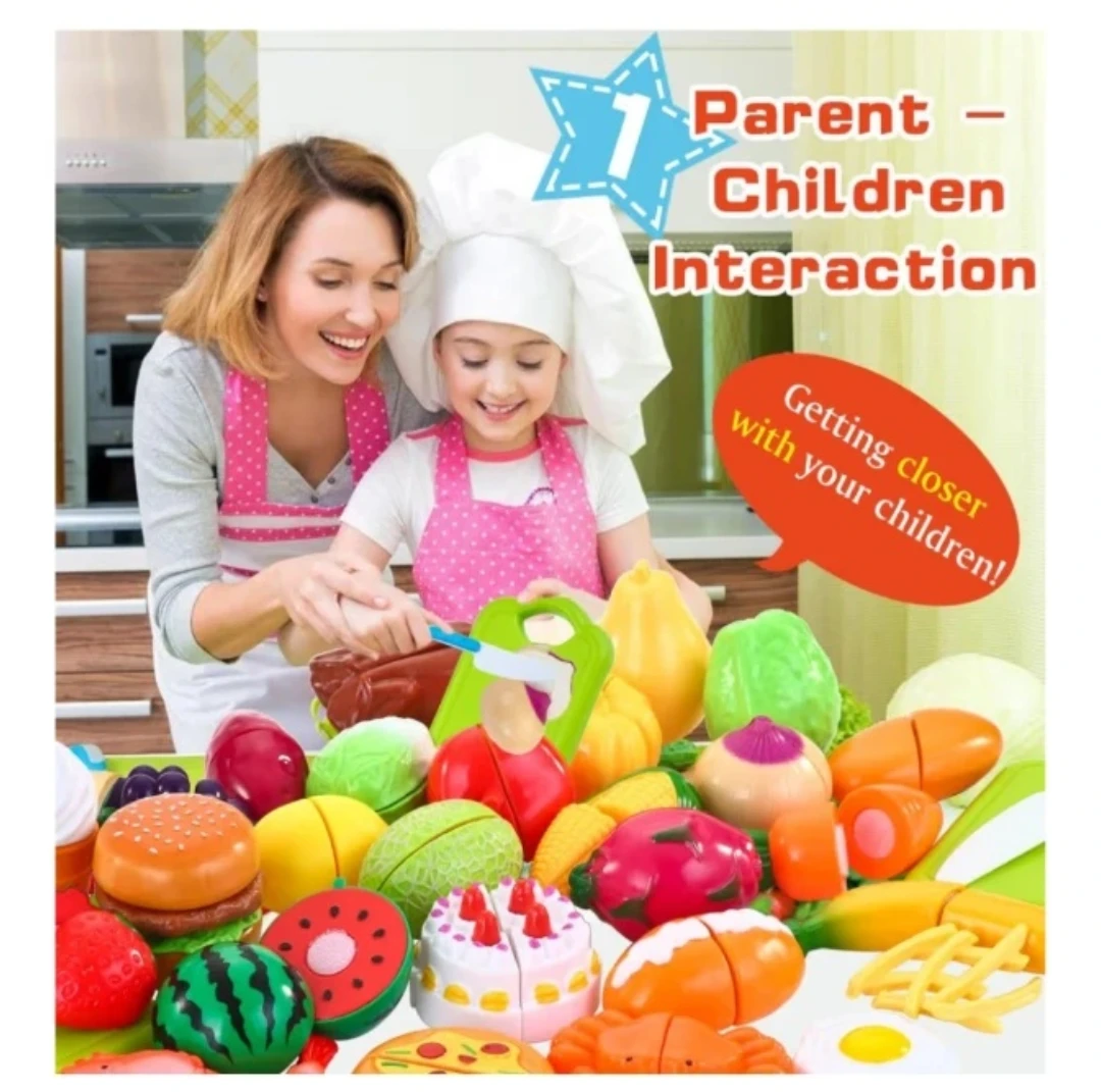 32pcs Cutting Food Toys Set with Handbag - photo 2