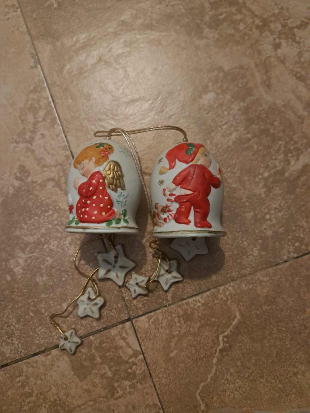 Vintage Christmas Chimes Ornaments