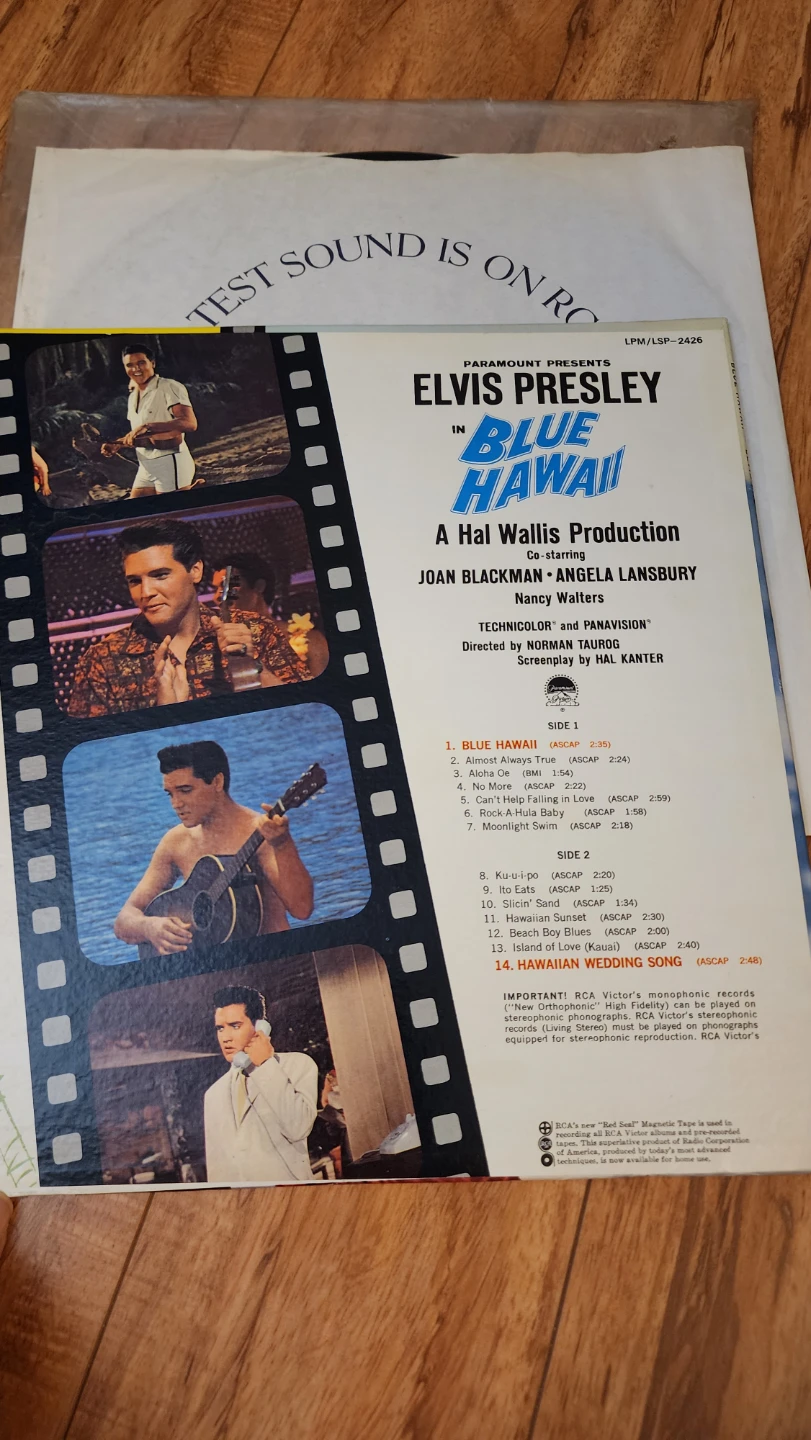 Elvis Presley Blue Hawaii Original Vinyl - photo 2