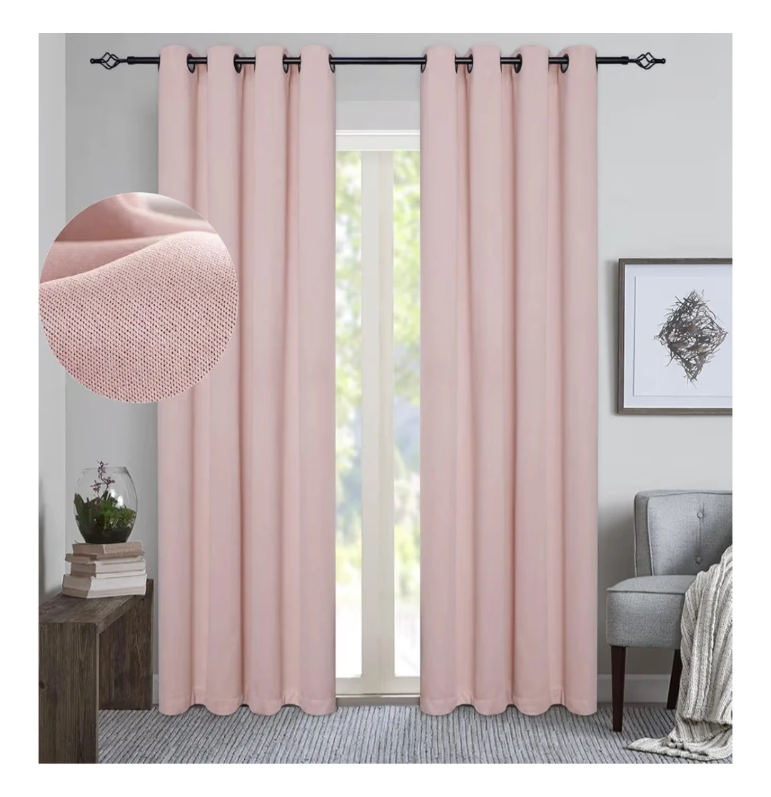 Gali-Decor Pink Blackout Curtain Panels - photo 3