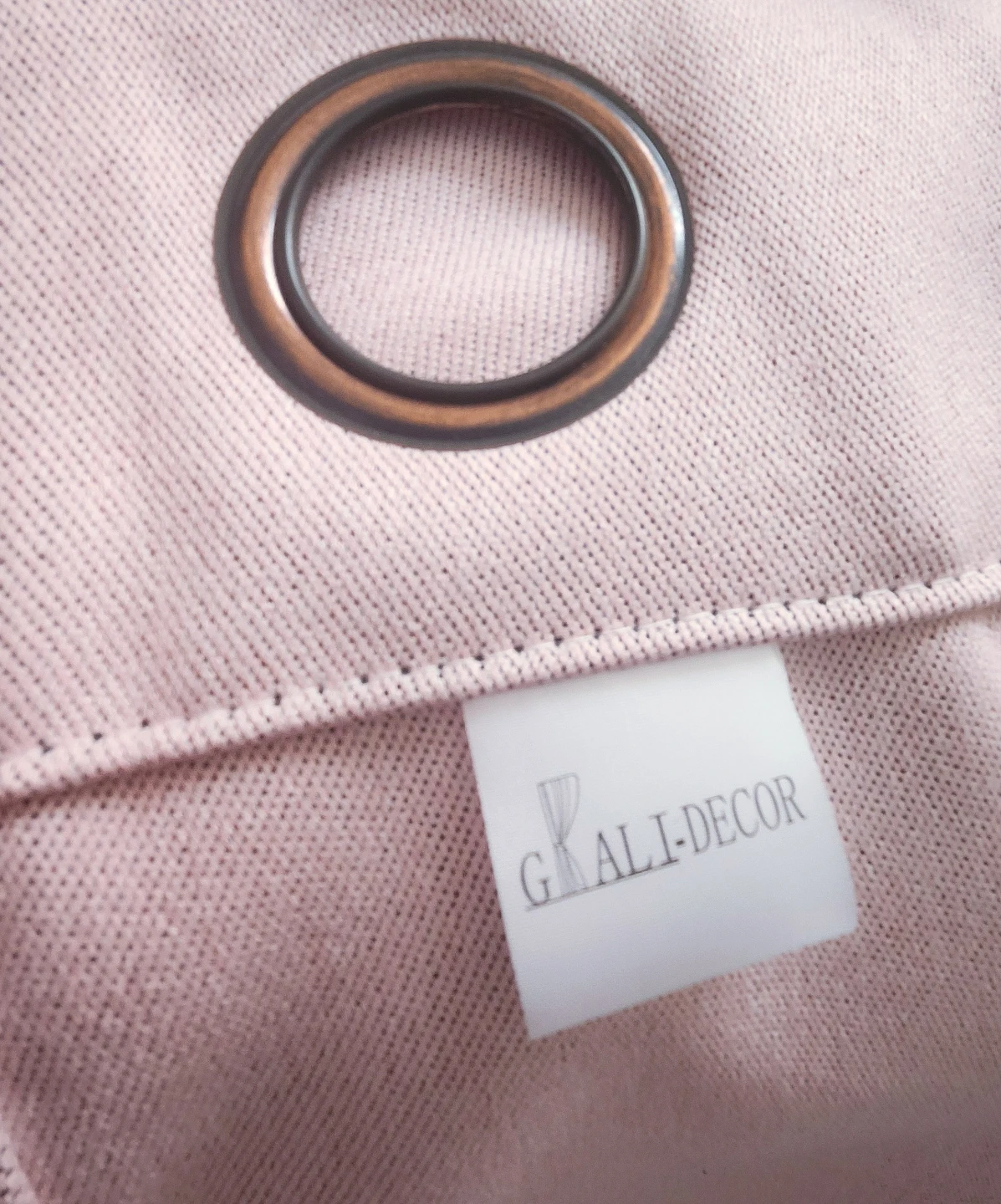 Gali-Decor Pink Blackout Curtain Panels