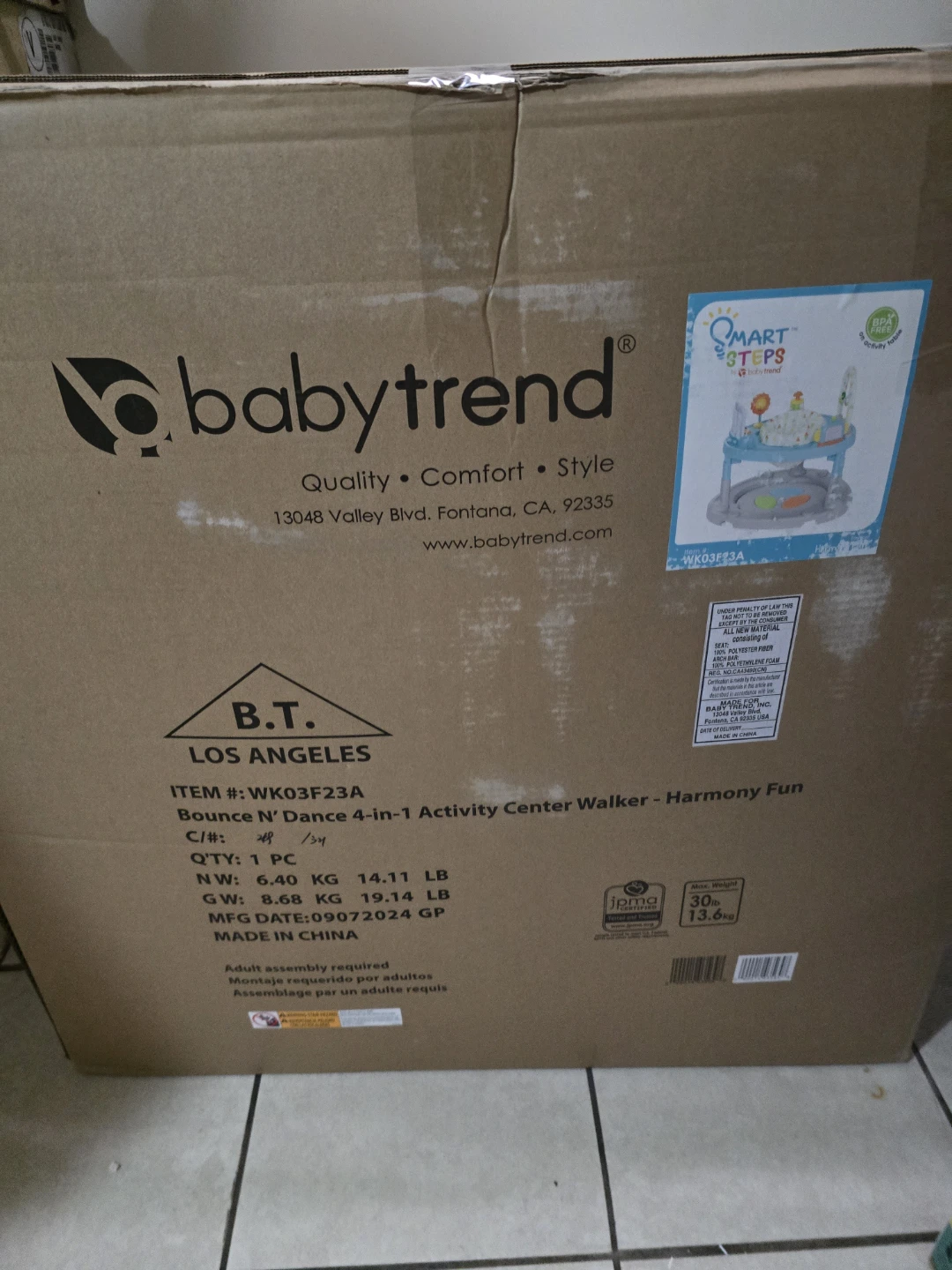 Baby Trend 4-in-1 Activity Center Walker - photo 2