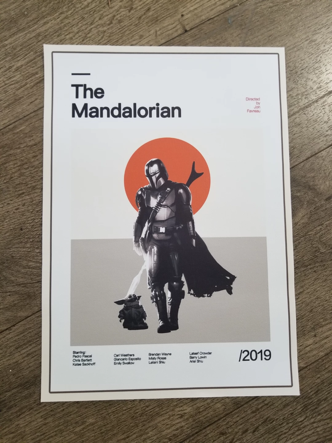 The Mandalorian  Canvas Poster